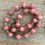Thumbnail: Pink Marble and Crystal Bead Necklace .