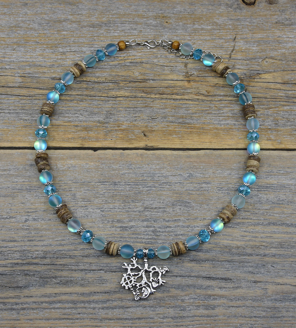 Thumbnail: Beach Inspired Cimaruta.  Strega del mare.  Sea Witch.