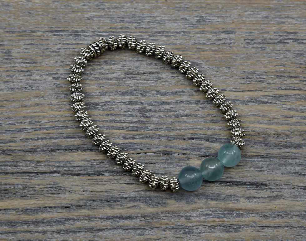 Thumbnail: Healing Crystal Fluorite Bracelet.