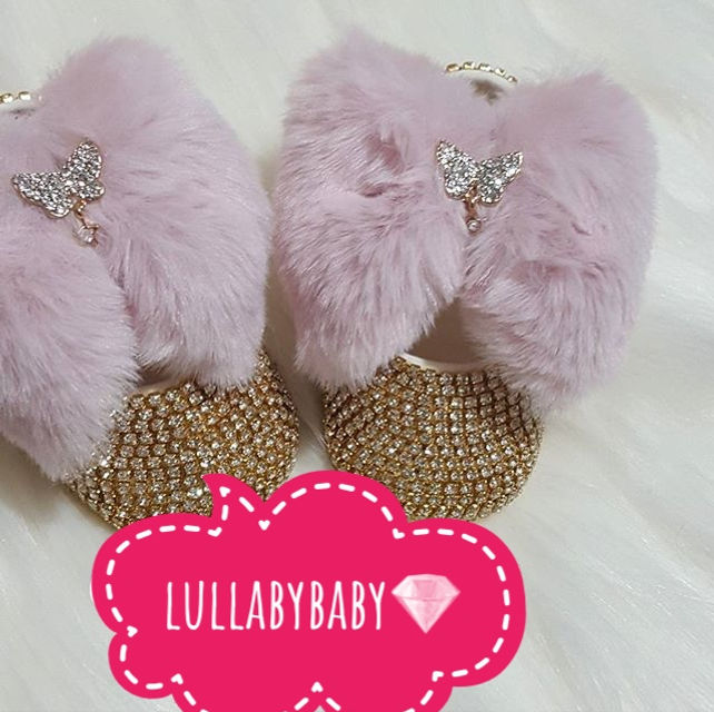 Thumbnail: Swarovski Fur detailed shoes