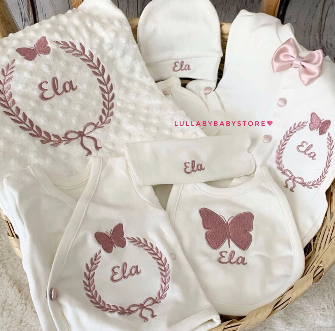 10 pieces Newborn(0-3 Months) Charming Butterfly Set