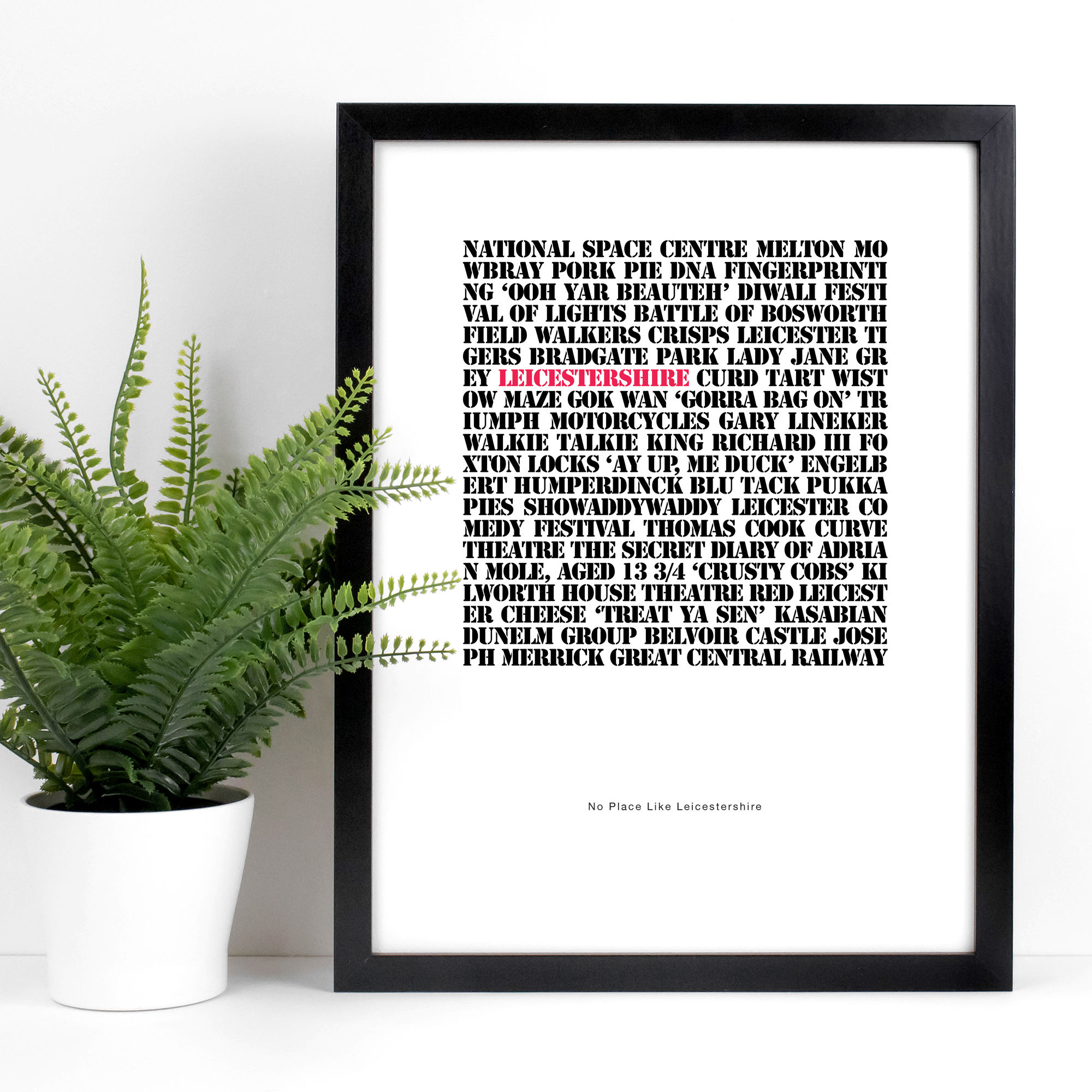 Leicestershire County, Regional Print