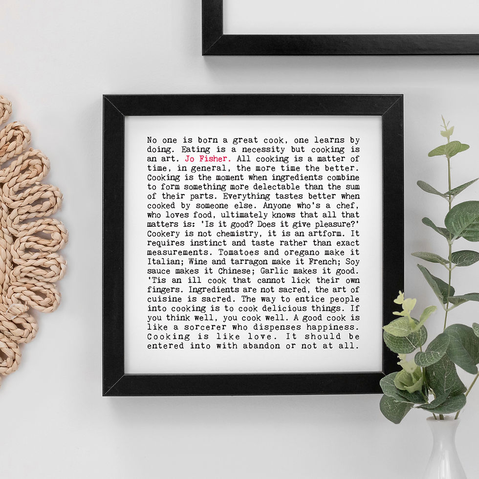 Thumbnail: Cooking Quotes Print