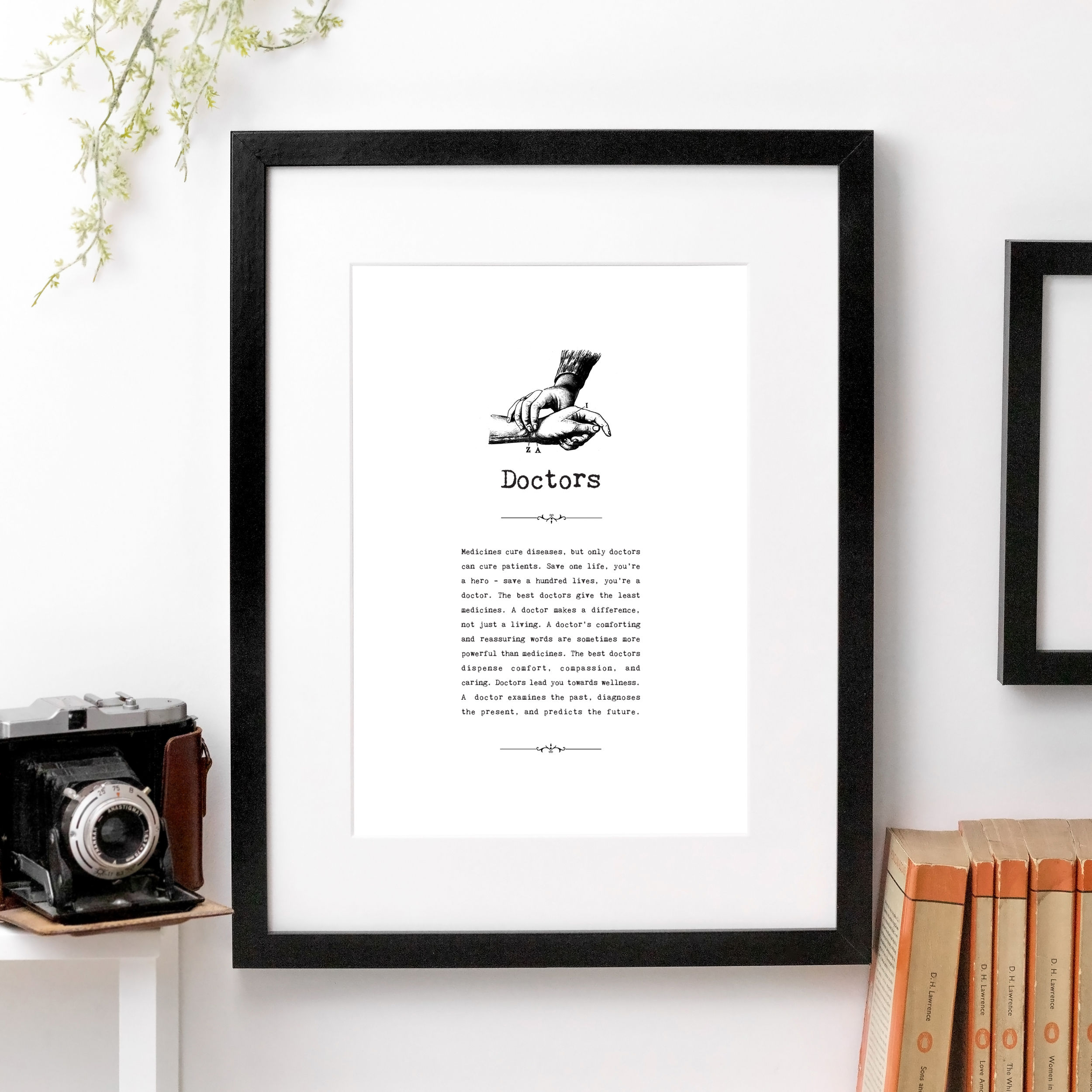 Doctors Quotes Gift Print