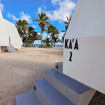 Beachfront A-frame Casitas at Sand and Sky Resort in San Pedro, Belize