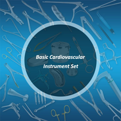 Cardiovascular Surgical Instrument Set - Basic with Trays | DDP Miami