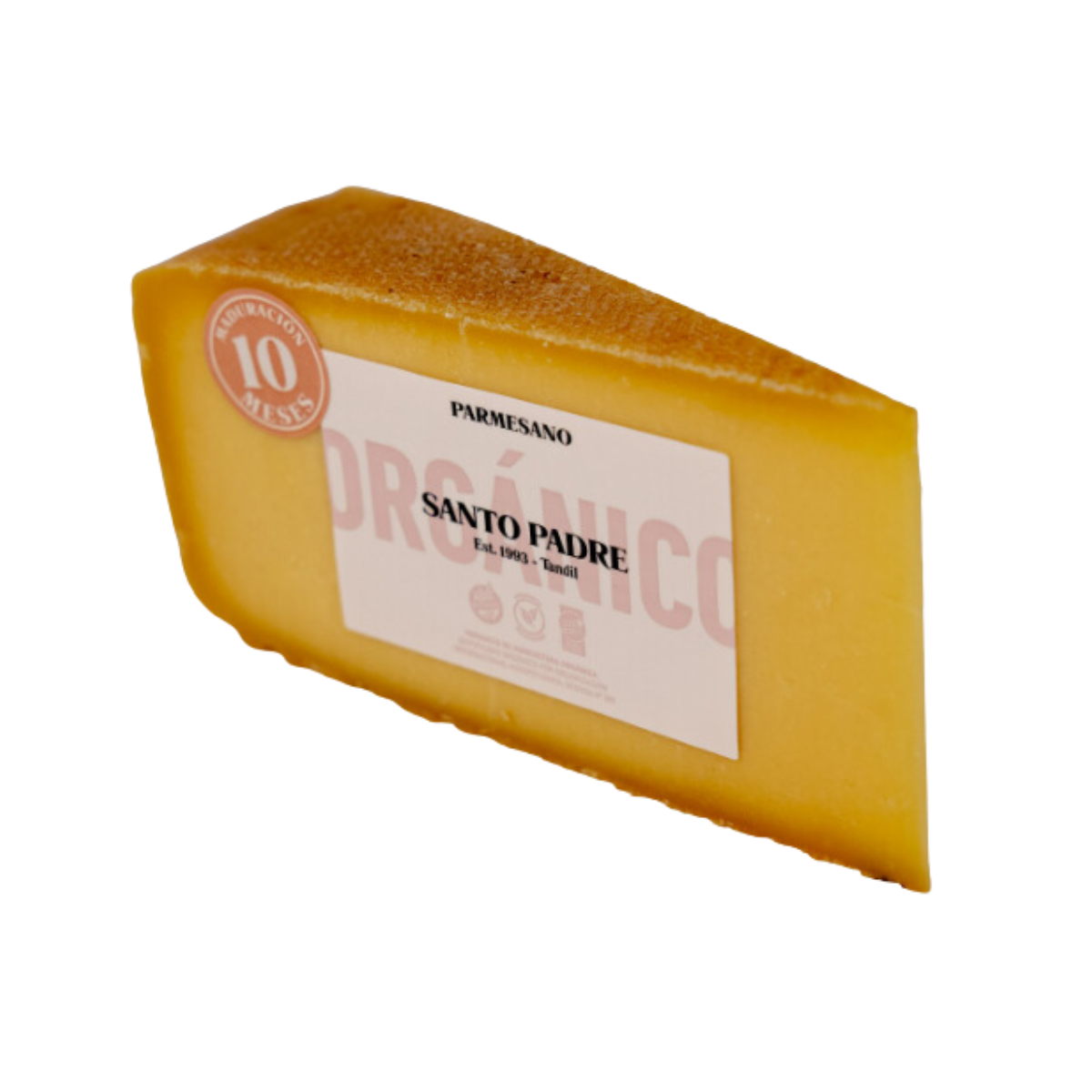 Queso Parmesano Orgánico Santo Padre de 300 grs. aprox.