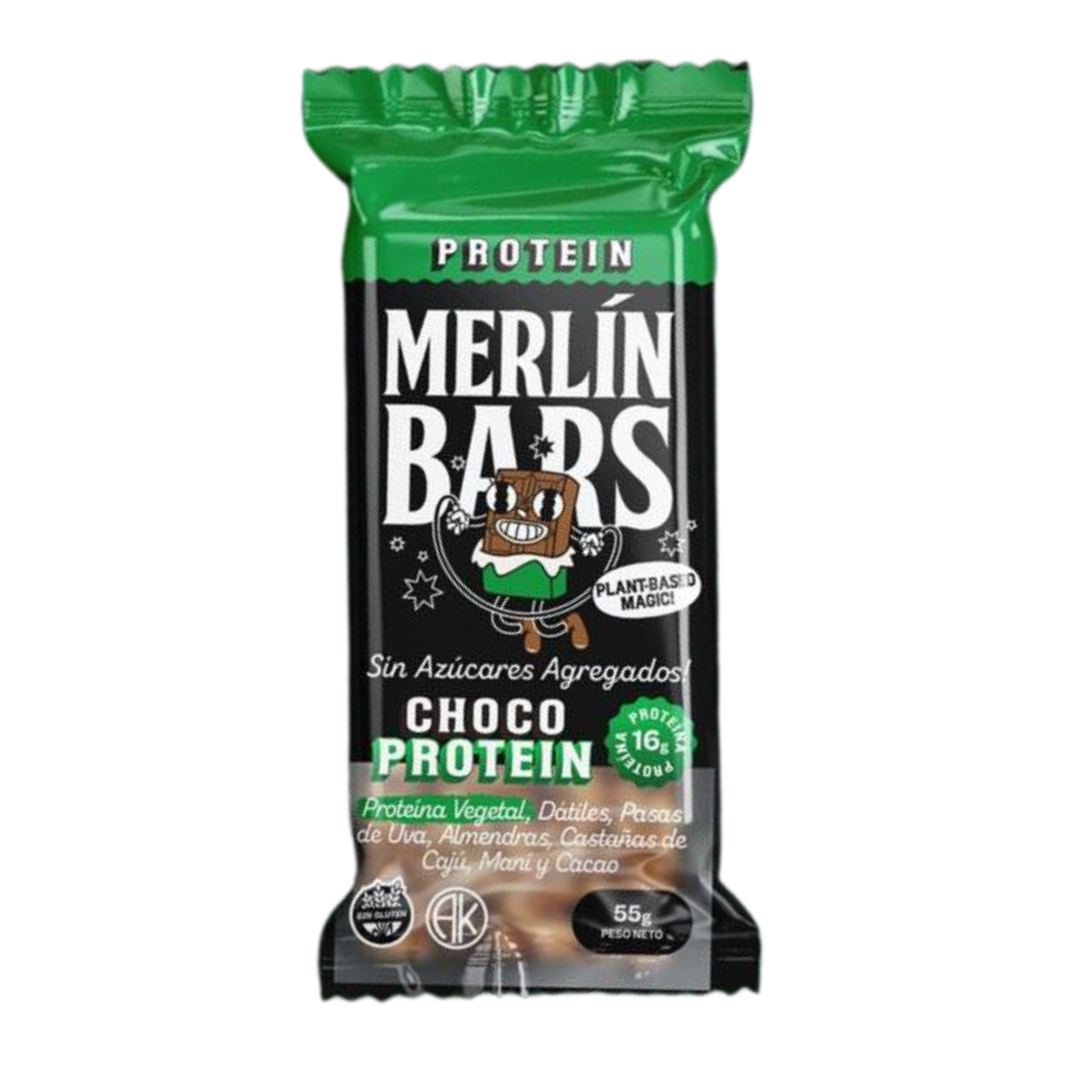 Barrita De Proteína Choco Merlí Foods de 55 grs. X 1 un.