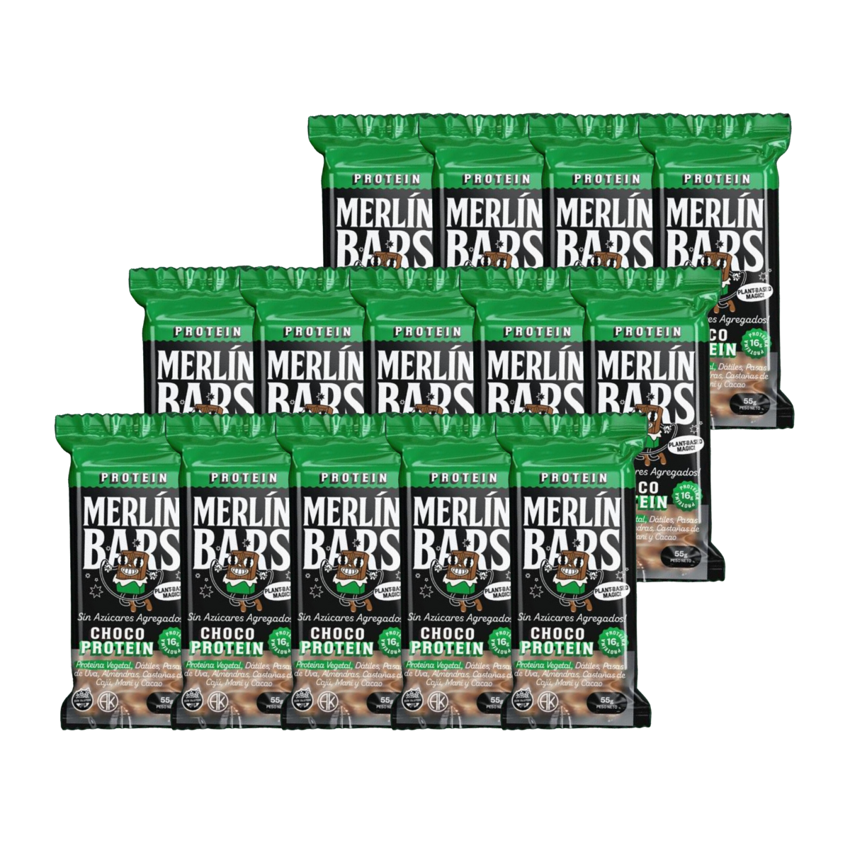 Barrita De Proteína Choco Merlí Foods de 55 grs. caja de 14 Unidades