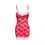 Miniaturbild: Rotes Negligé X-Mas Kleid mit Spitze und Federn, Stoffgeil, Cottelli LINGERIE - ROT.