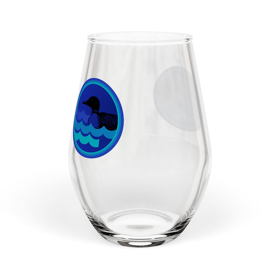 Thumbnail: Swains Lake Logo Stemless Glass 11.75 oz