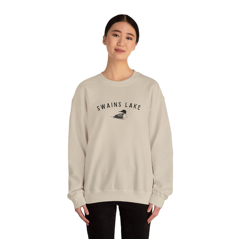 Thumbnail: Swains Lake Vintage Loon Crewneck