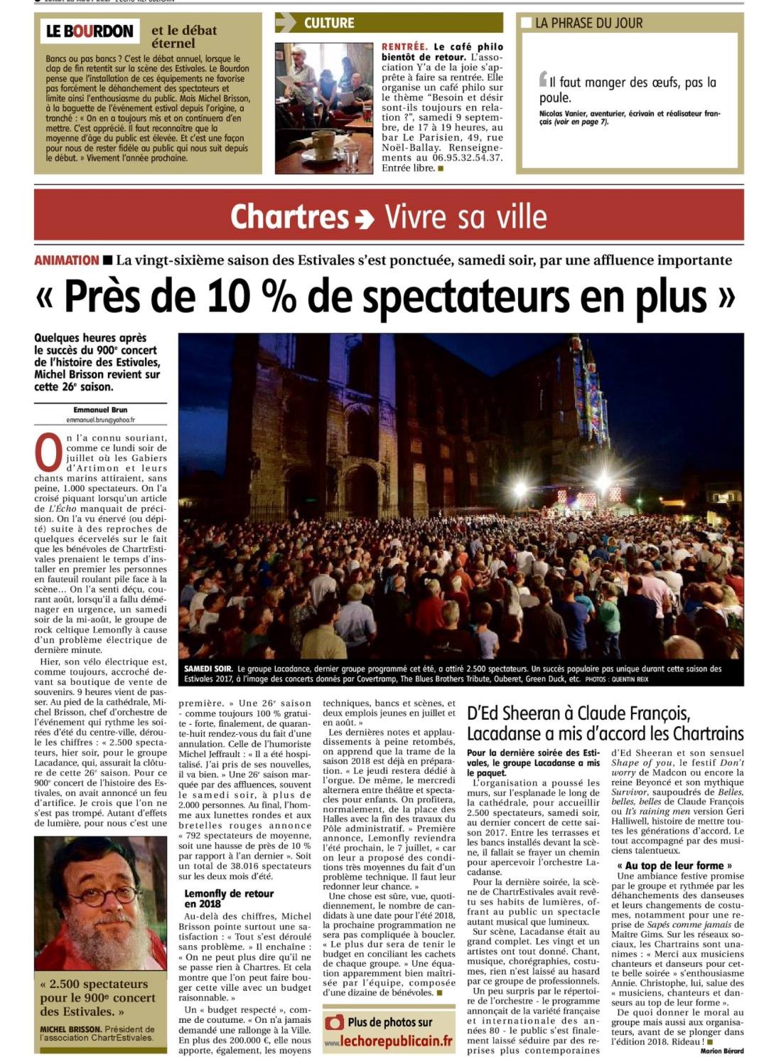 La Presse En Parle Chartrestivales