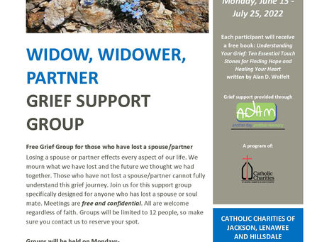 Widow, Widower, Partner Grief Support Group