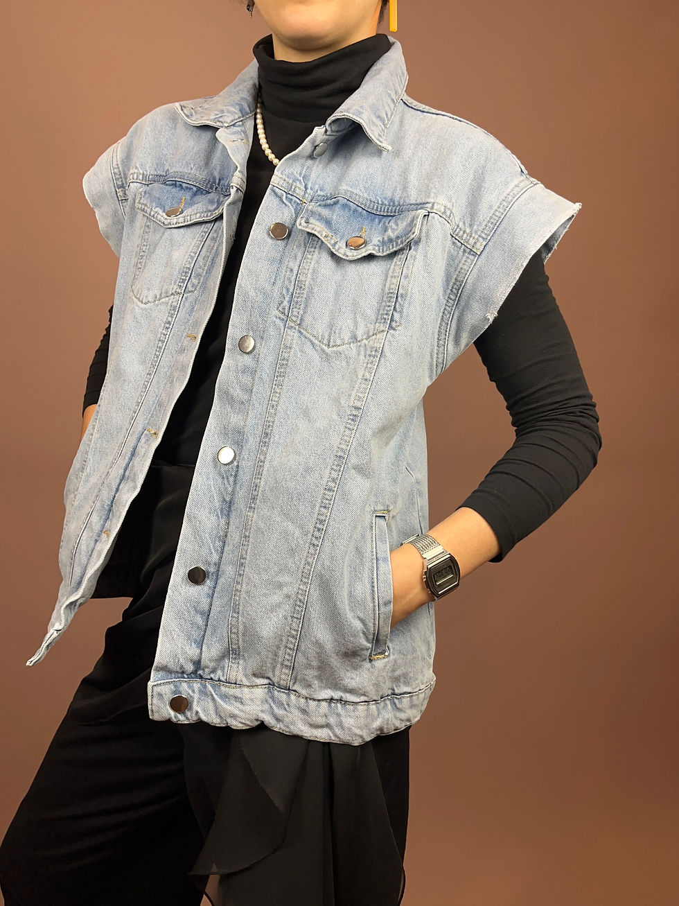 Miniaturbild: Jeansweste Gr. 36