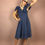 Miniaturbild: Dress Blue Dots Gr. 38/40