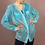 Miniaturbild: Blouse Basler Silk Turquoise Gr. 40