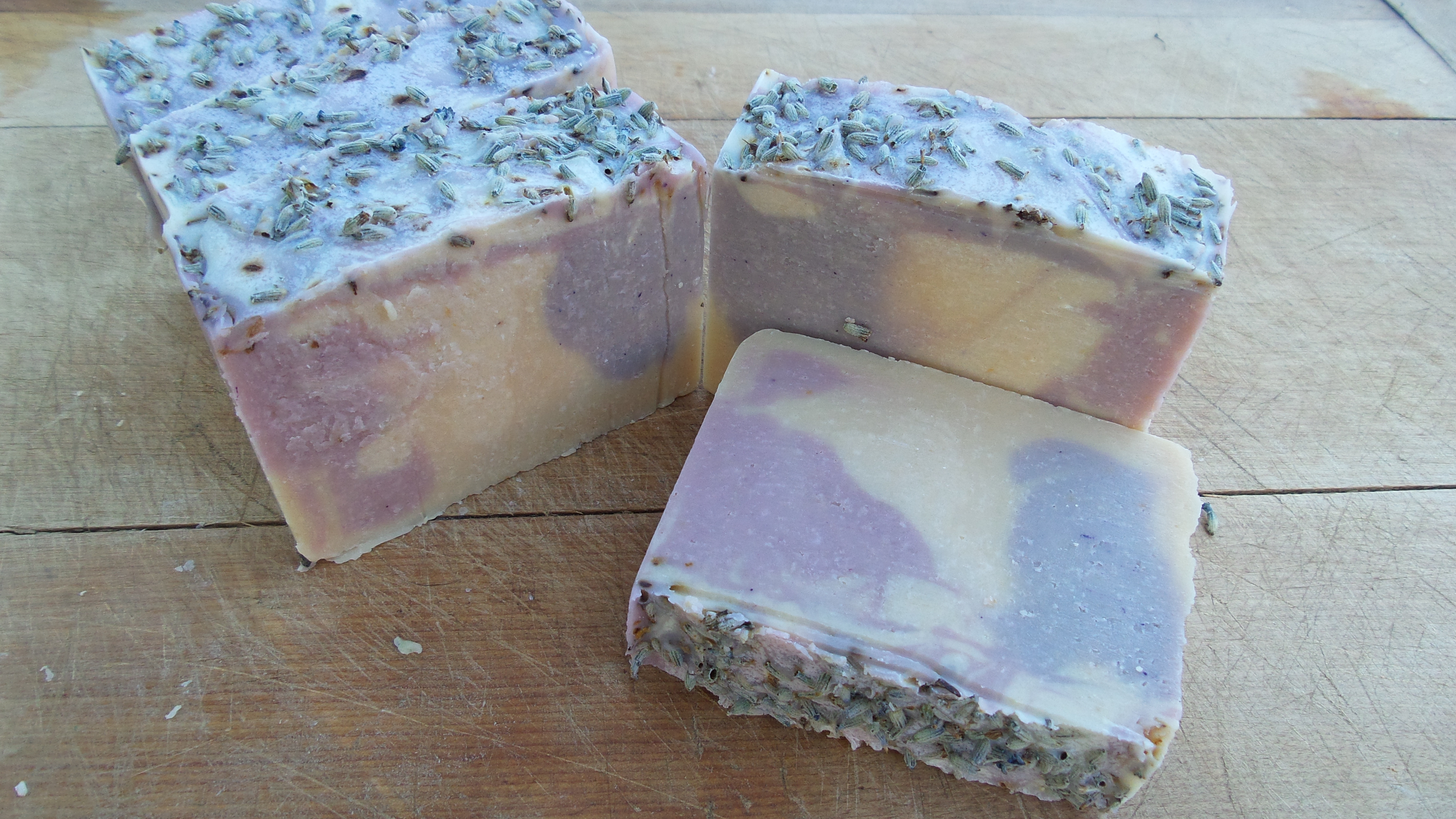 New Recipe Lavender Goat's Milk Soap