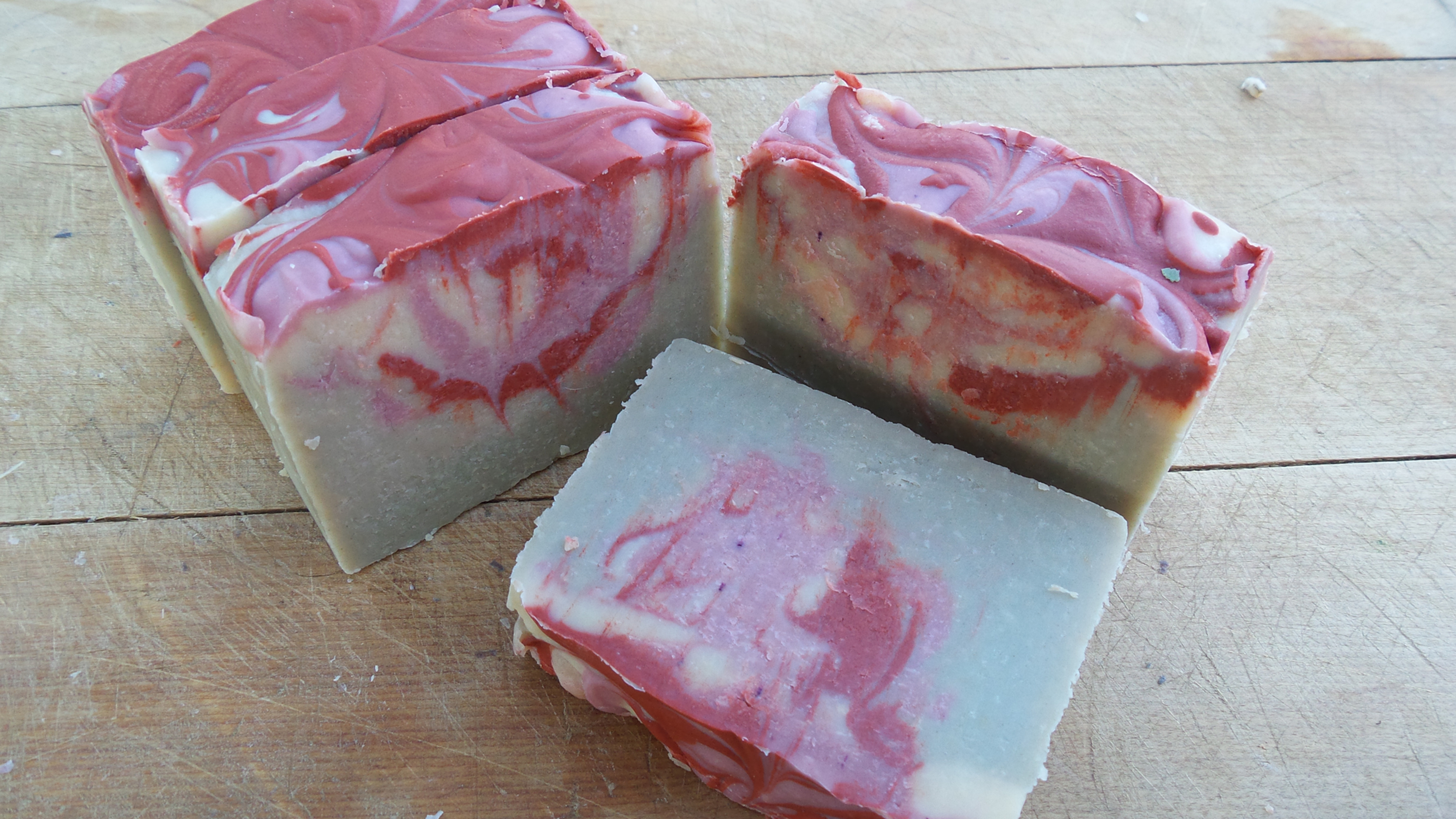 Refreshing Apple-Rose Goat Milk Soap W/French Clay