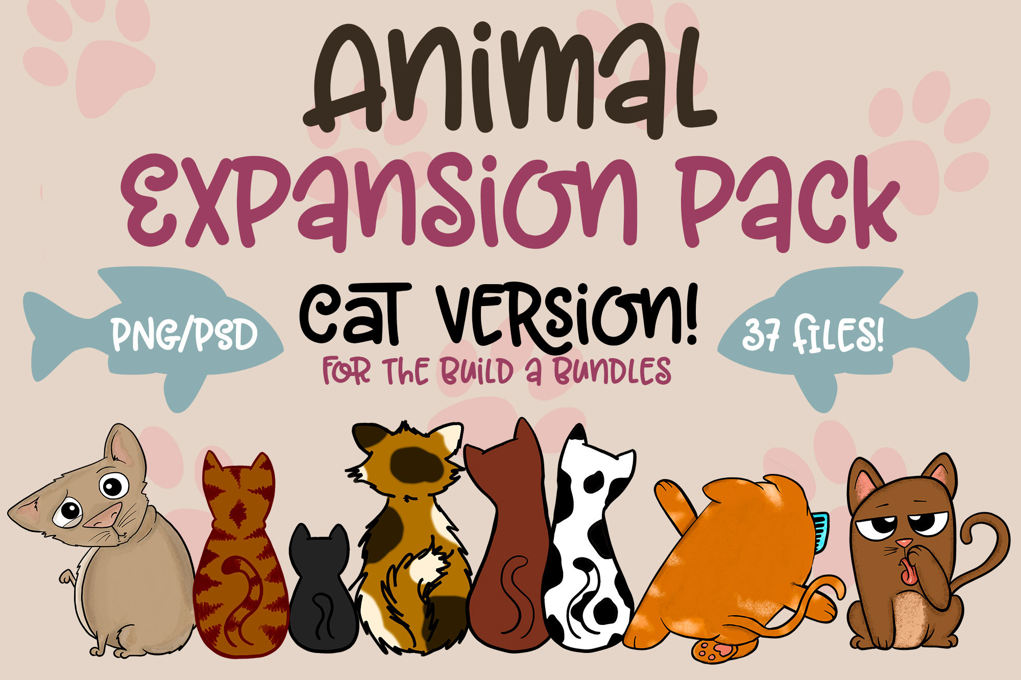 Cat Expansion Pack| Expansion Pack for Build a Bundles