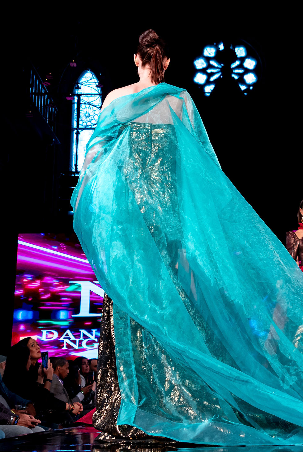 Thumbnail: Midnight Mercury Strapless Gown