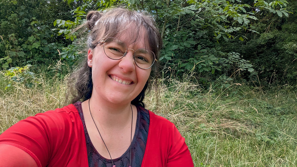 Selfie von einer Frau