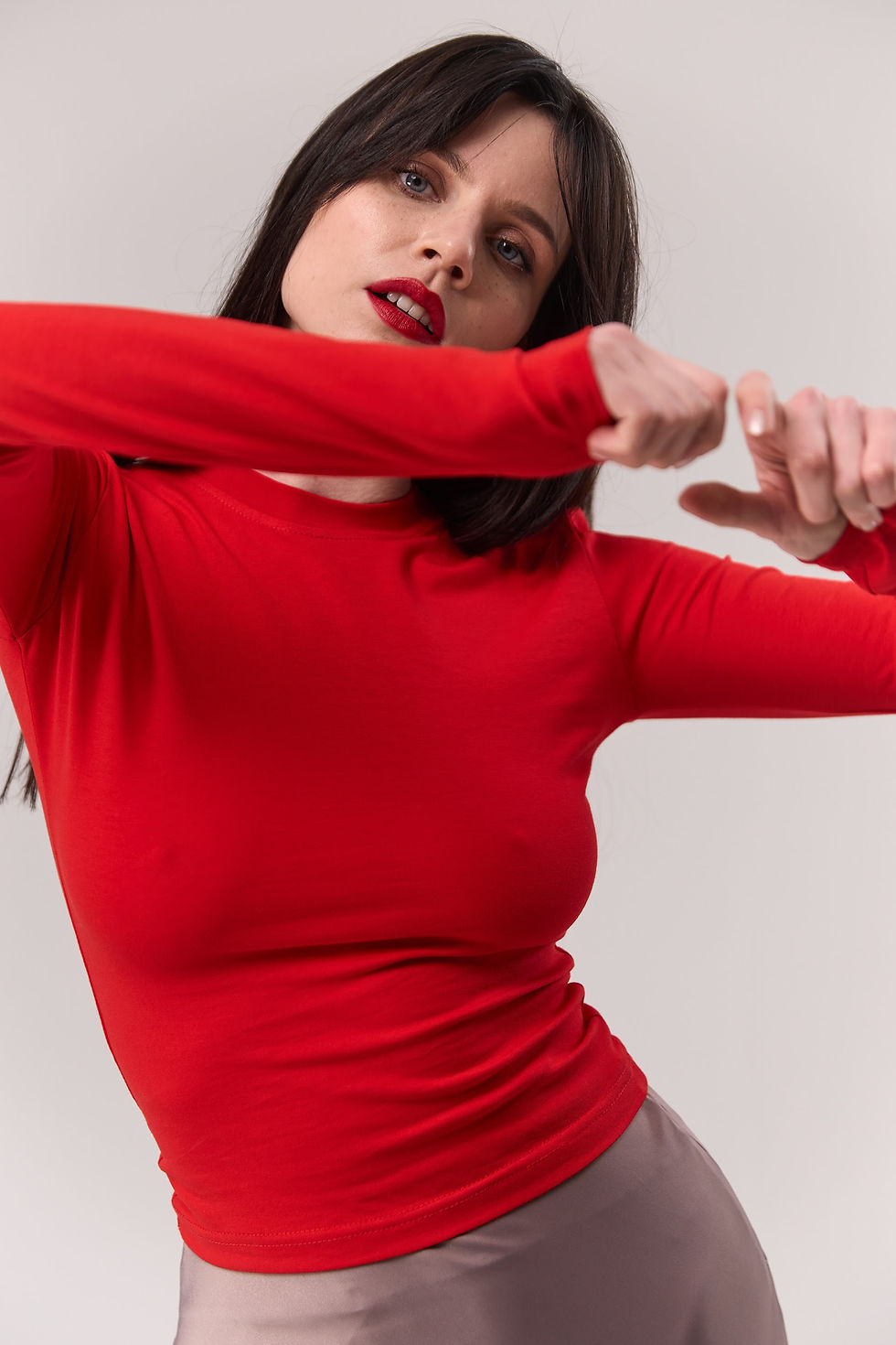 Лонгслів приталений, яскравий