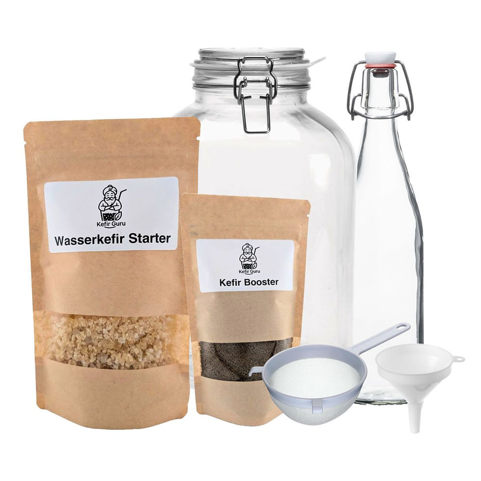 Wasserkefir Starter Kit - Kefir Guru Anfänger