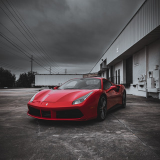 Ferrari 488 before the storm by Coppola Concierge