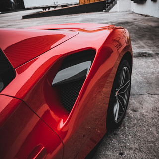 Ferrari 488 Spyder side air intakes by Coppola Concierge