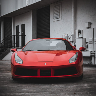 Ferrari 488 Frontal view by Coppola Concierge