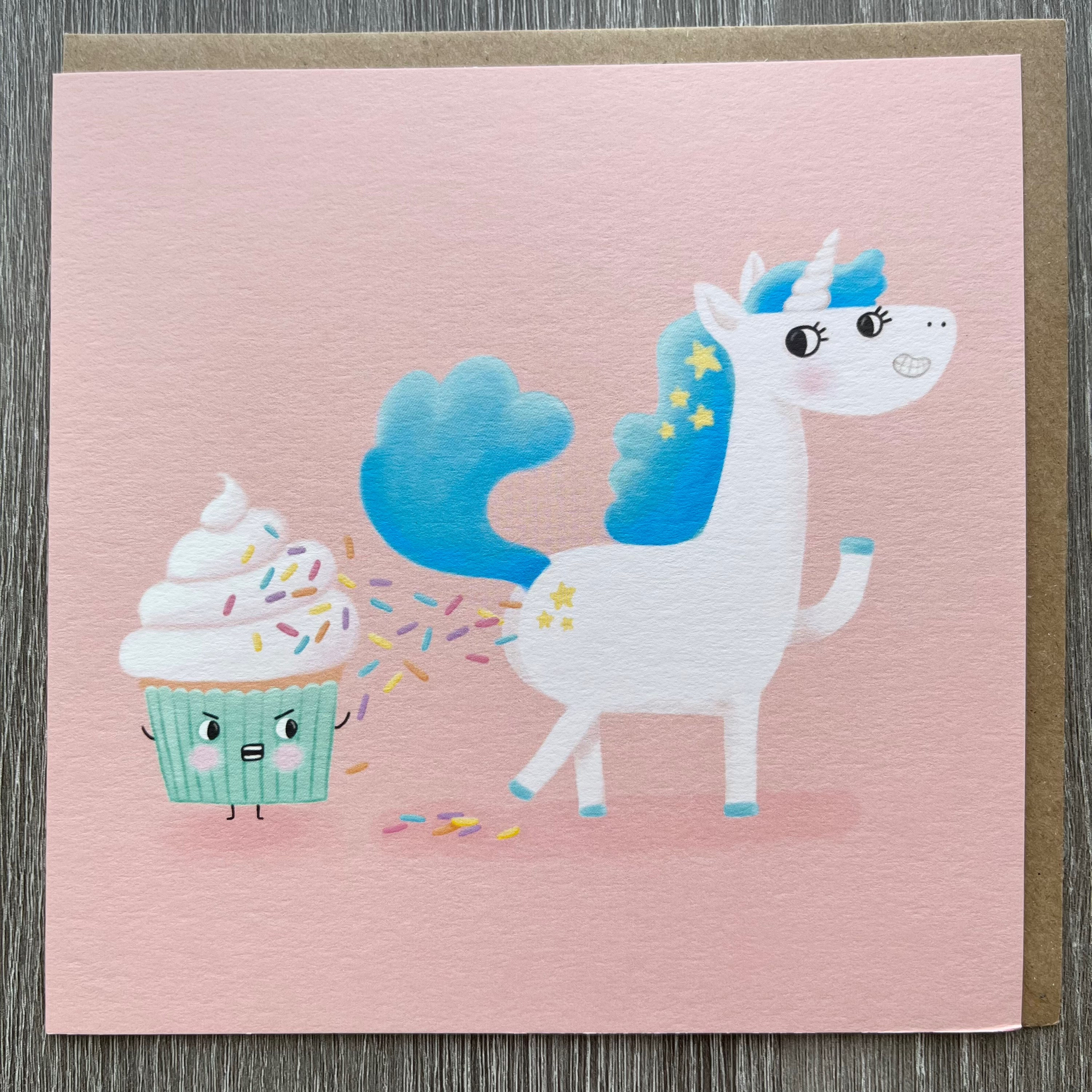 Card - Unicorn Cake