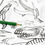 Thumbnail: Giant Colour-In Poster/Tablecloth - Dinosaurs