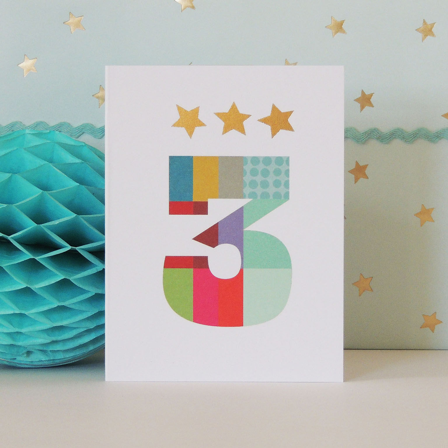 Card - Birthday Age 3 year old