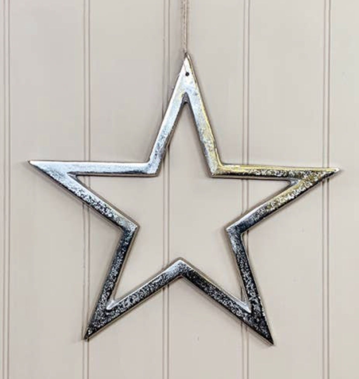Hanging Aluminium Star 40cm