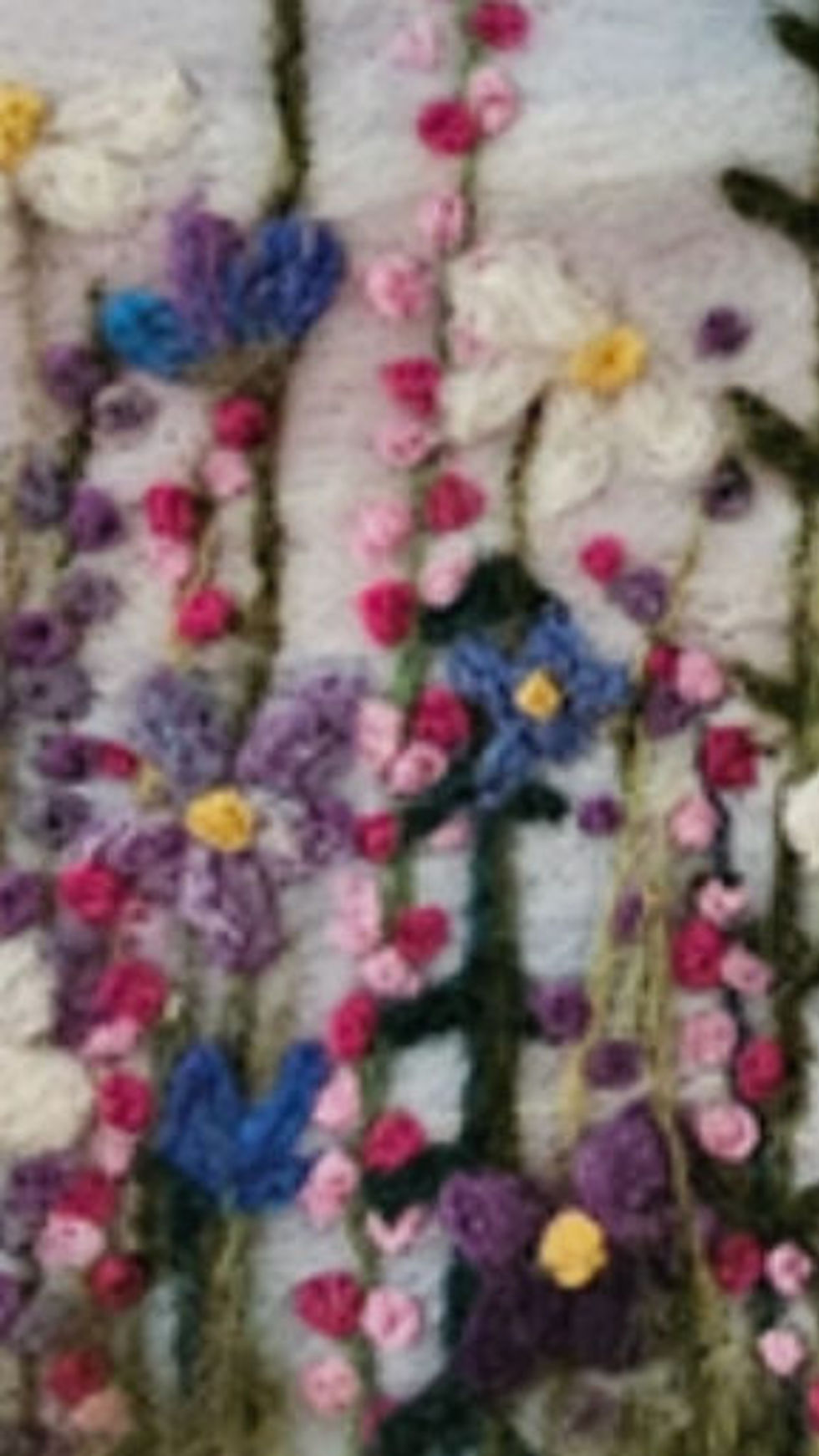 Thumbnail: 100g Wool Roving- Blue Flax