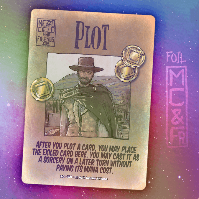 Thumbnail: Plot MTG foil deluxe token by Mezzocielo&Friends