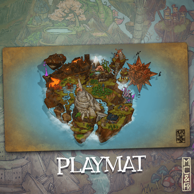 Ralf's Map Deluxe Playmat by Mezzocielo&Friends