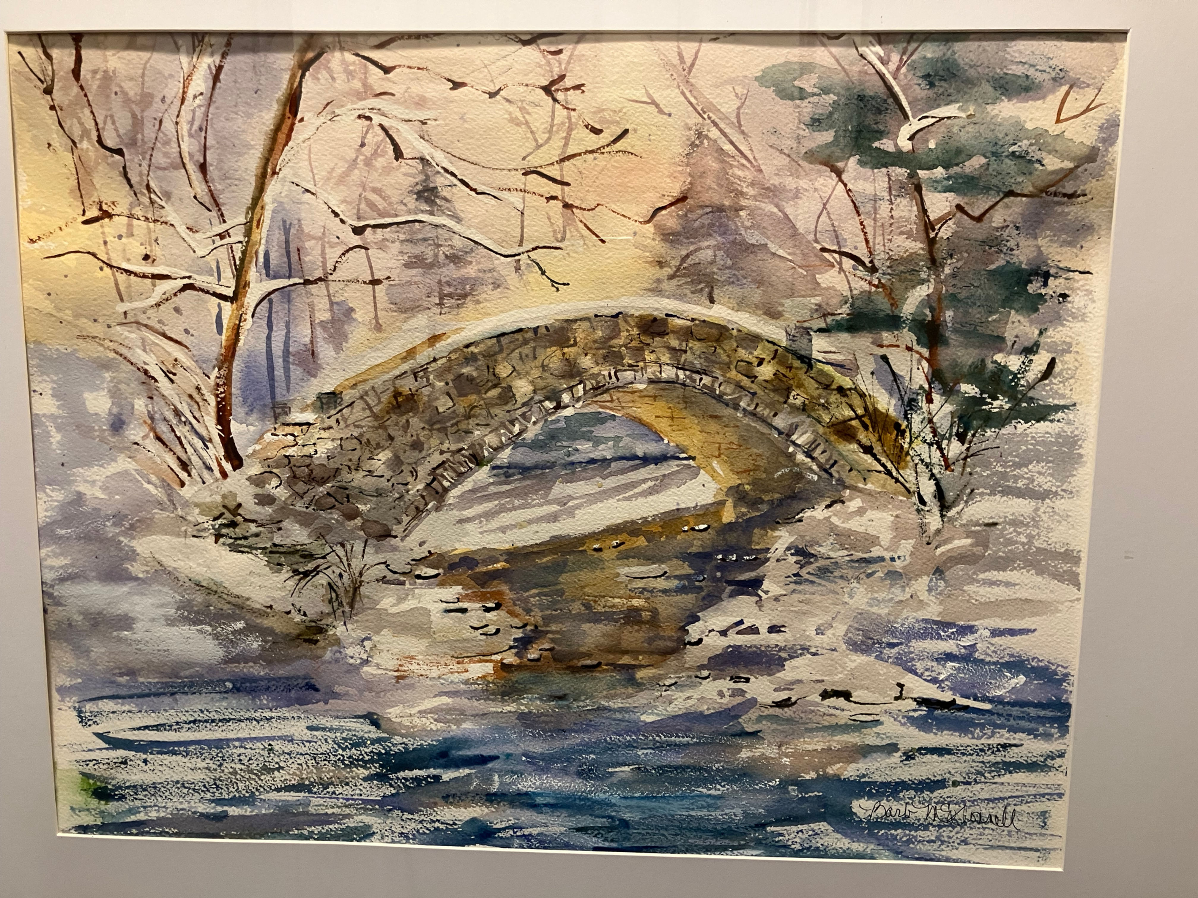 Snowy Bridge in Central Park*