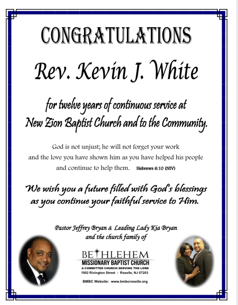 New Zion Baptist Church | Elizabeth, N.J.