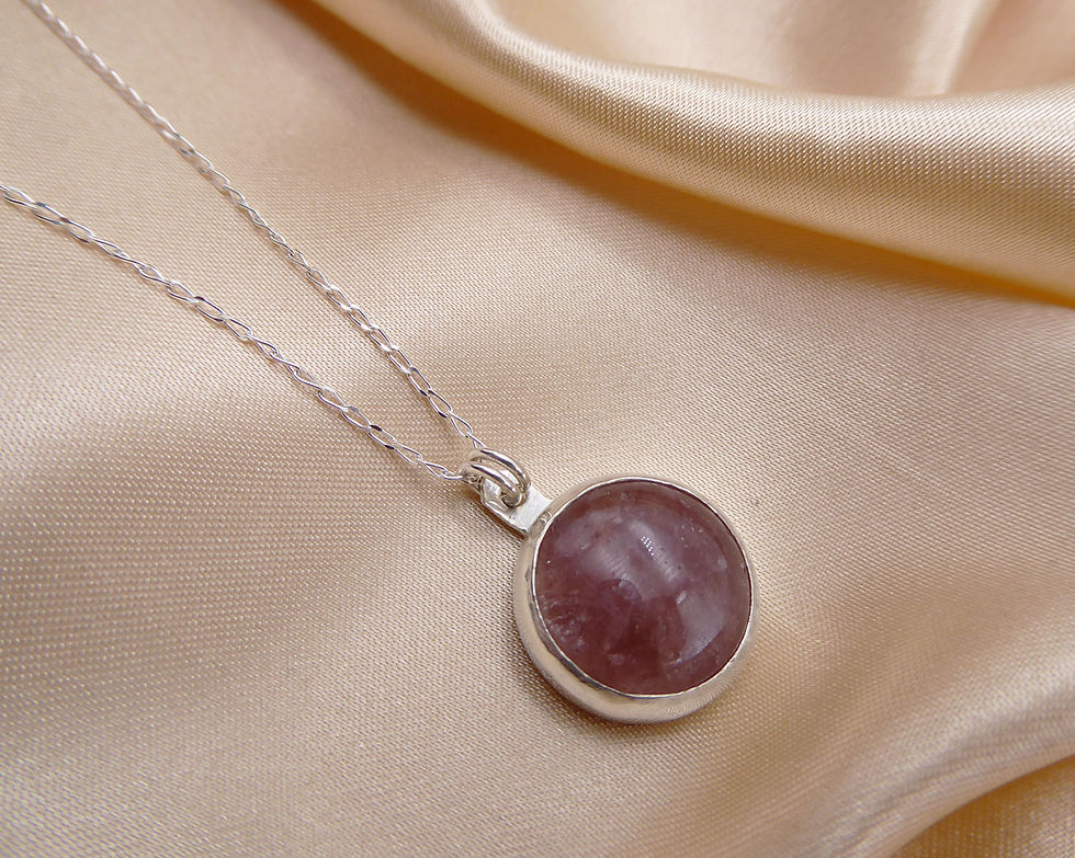 Thumbnail: Sterling Silver Rhodochrosite