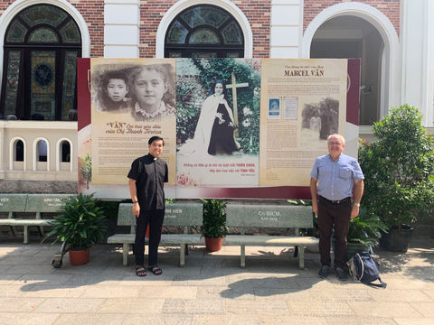 Exposition sur Ste Thérèse et Marcel Van, au carmel de Saigon, octobre 2024.