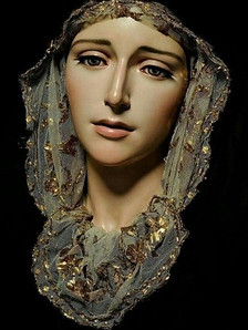 Belle Vierge Marie triste