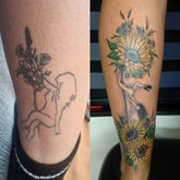 Cobertura de tatuagem, coverup tattoo, antes e depois tatuagem, poledance tattoo
