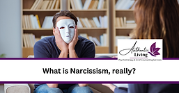 man in therapy office with a mask on