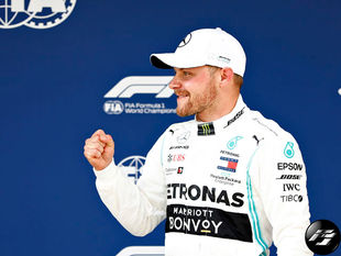Bottas takes pole in Azerbaijan after Leclerc crashes