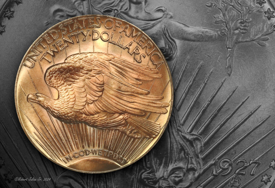 Thumbnail: Limited Edition: 1927-D Saint Gaudens Double Eagle