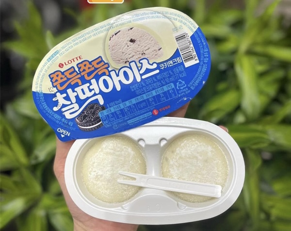 Cookies & cream mochi icecream - 2 pcs pack 