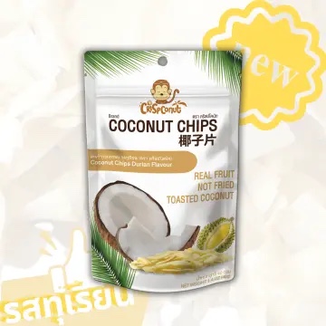 Coconut chips durian flavour (Crispconut)40g