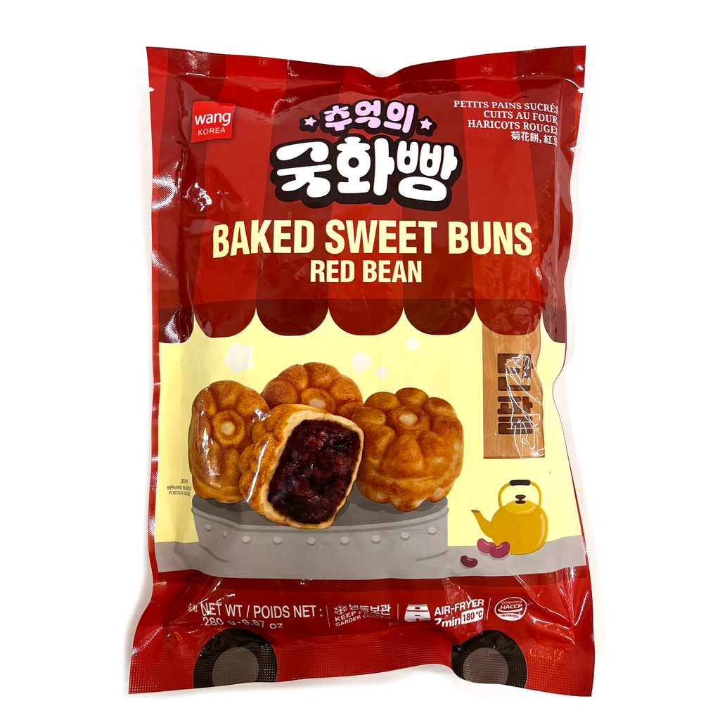 Baked sweet bun - Red bean filling